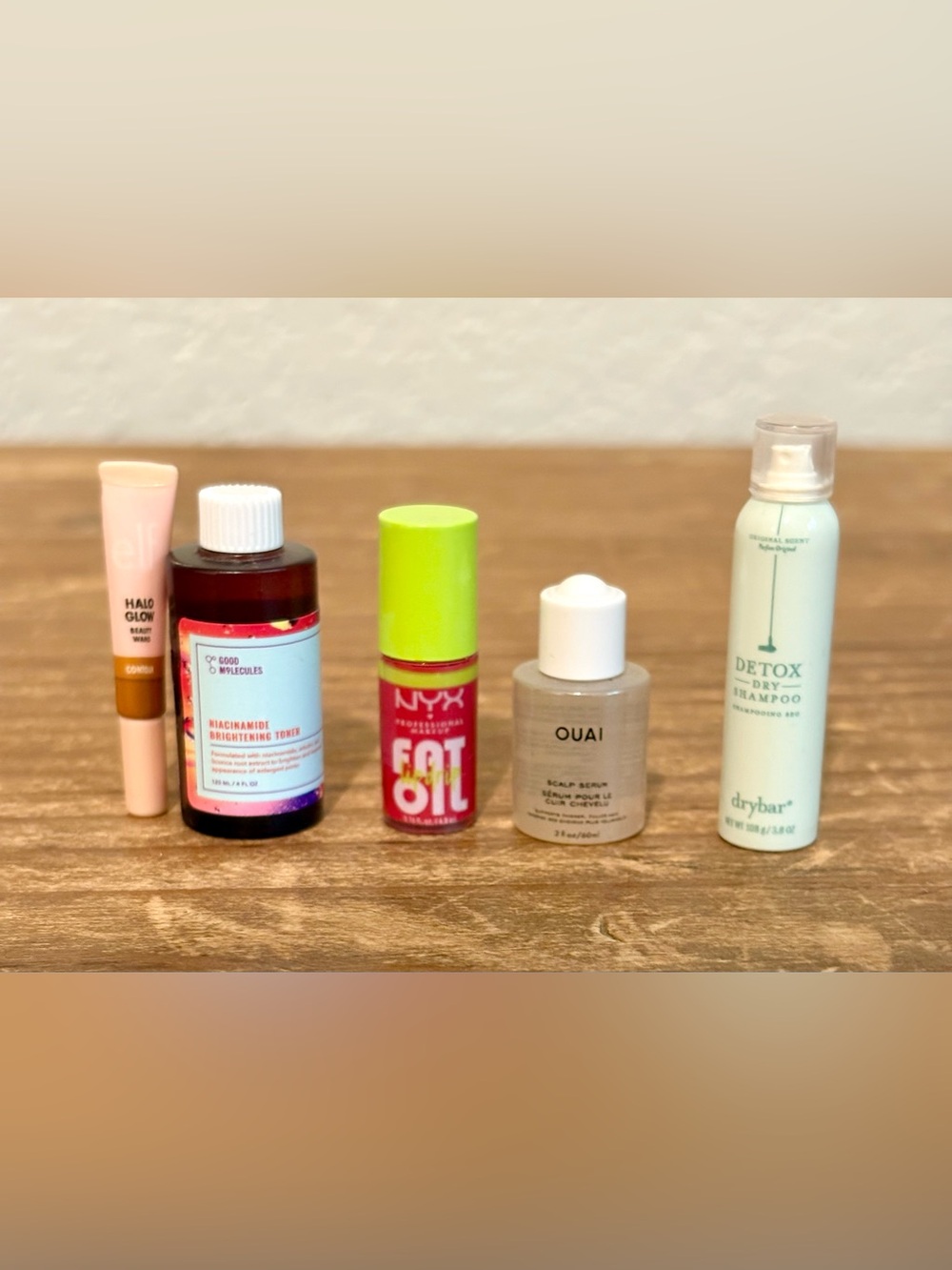 Ulta Sephora Mini Products Quai, NYX Fat Oil, Elf, Drybar, Good Molecules
